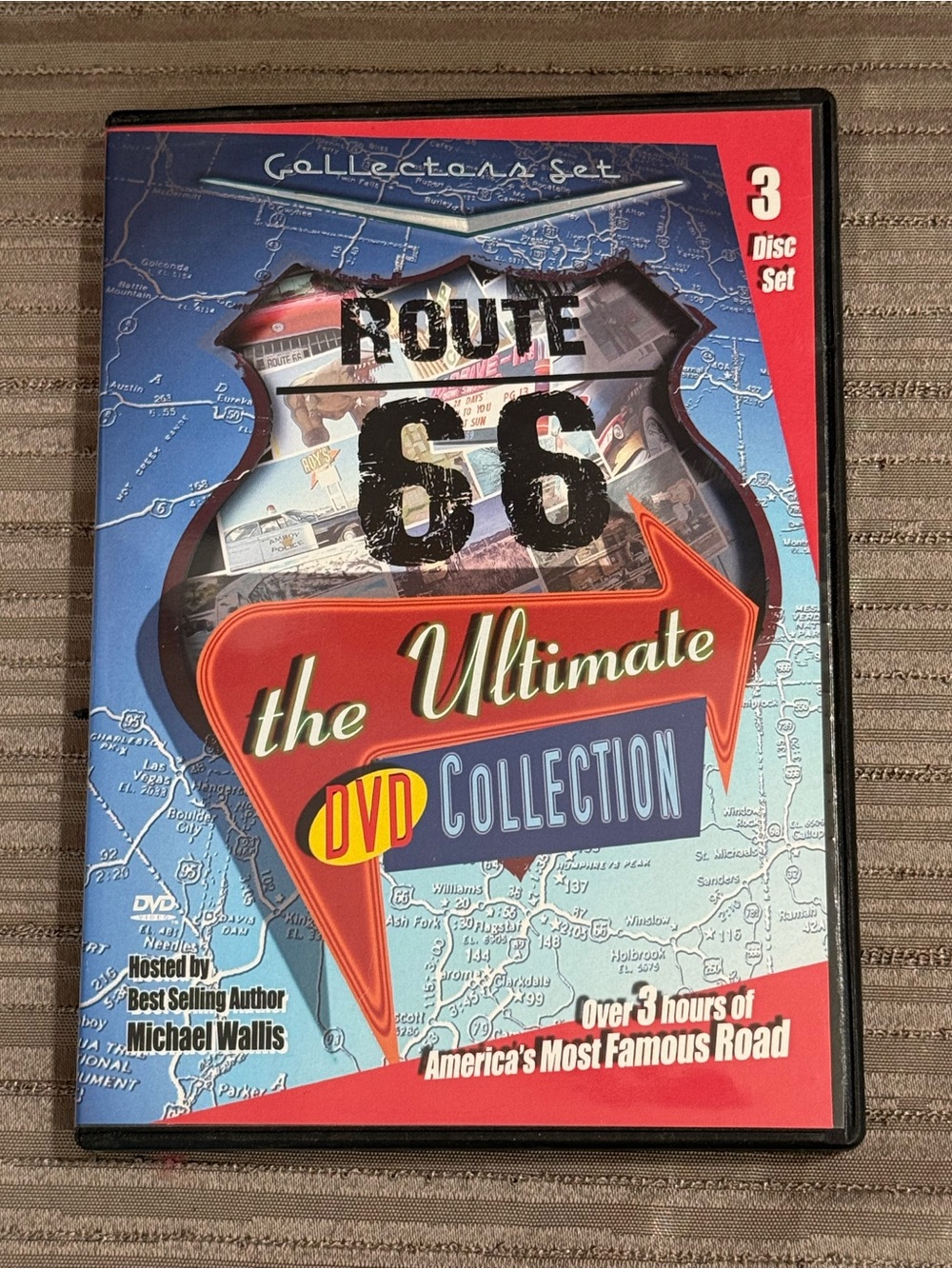 Route 66 The Ultimate DVD Collection Collector's Set 3 Discs Set Michael Wallis